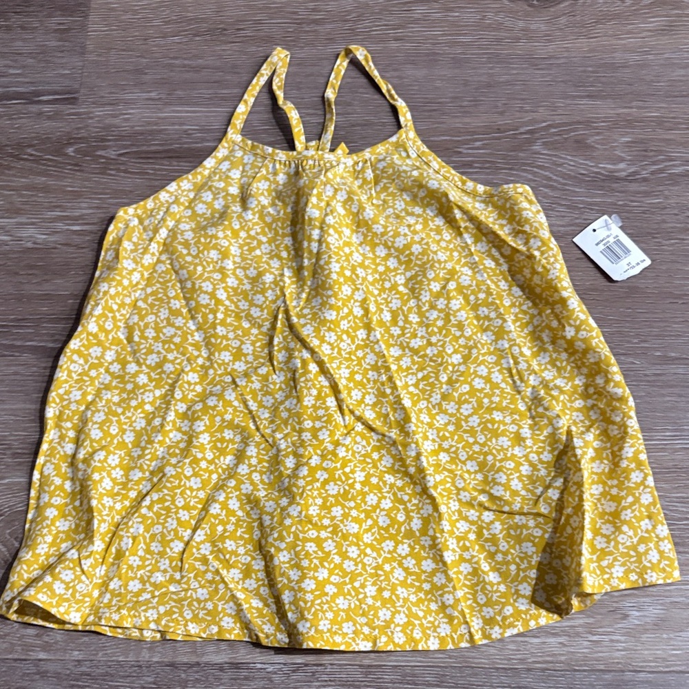 Old Navy Sunny Yellow Kids Tank Top